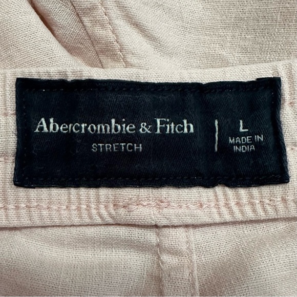 Abercrombie & Fitch Stretch Linen Cotton Blend Men’s Shorts, Sz Large - Picture 10 of 13